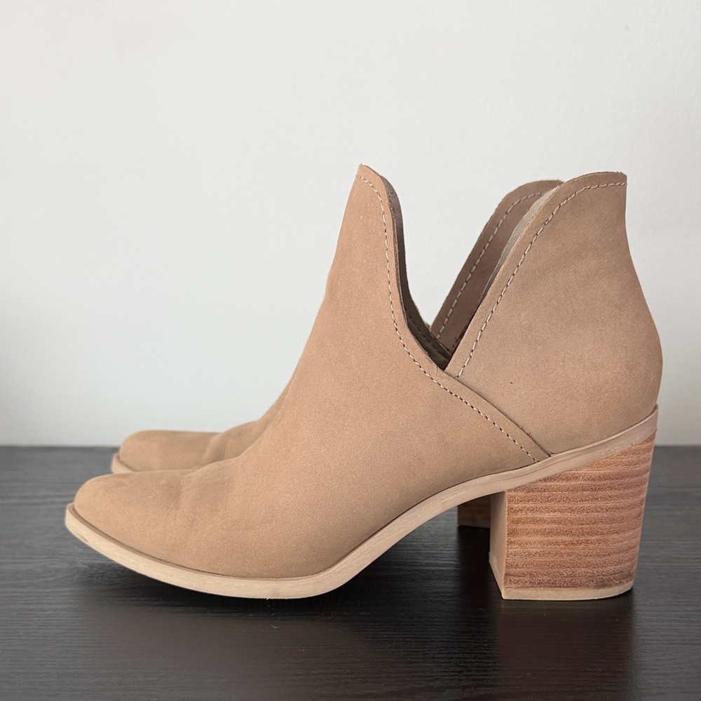 Women's Tan Suede Ankle Boots